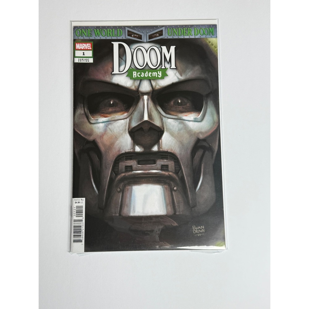 Marvel Doom Academy 1 Variant Edition Ryan Brown Cover One World Under Doom 2024